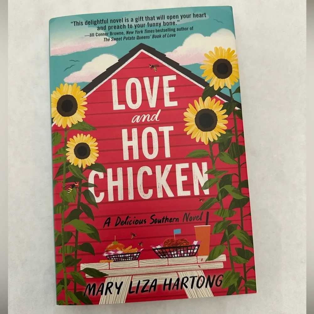 Love and Hot Chicken by Mary Liza Hartong Hardcover Book Romance